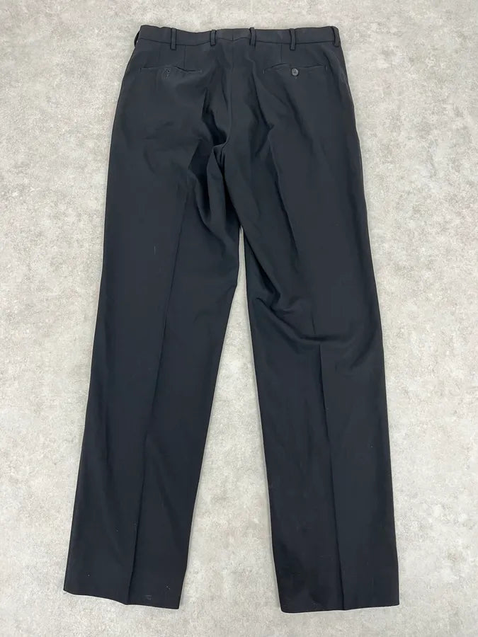 2000s Prada Black Minimalist Tailored Pants WWoIEBv 6