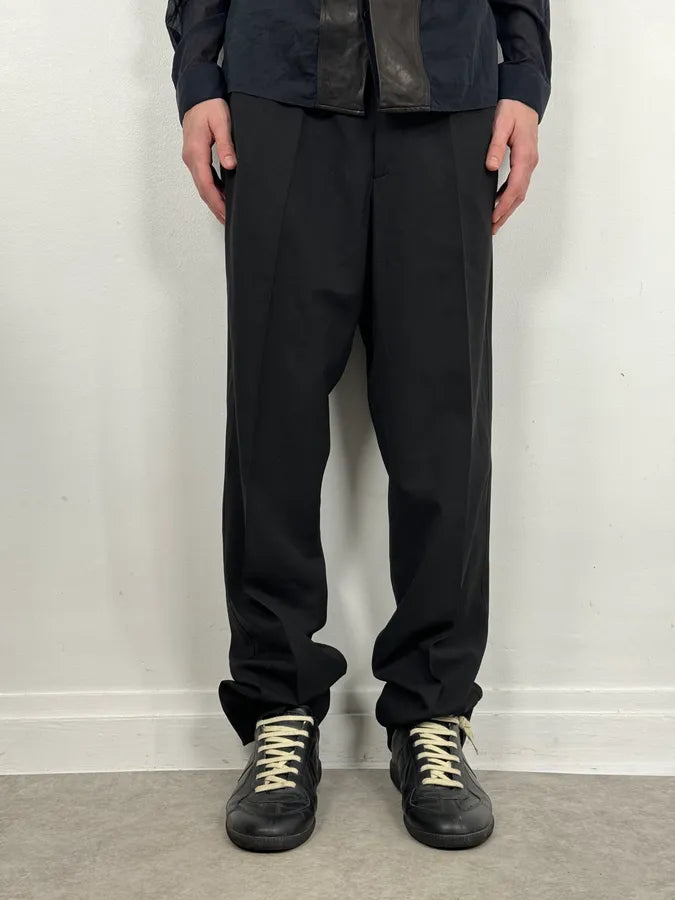 2000s Prada Black Minimalist Tailored Pants WWoIEBv 0
