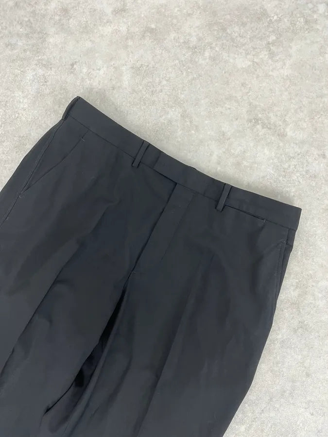 2000s Prada Black Minimalist Tailored Pants WWoIEBv 4