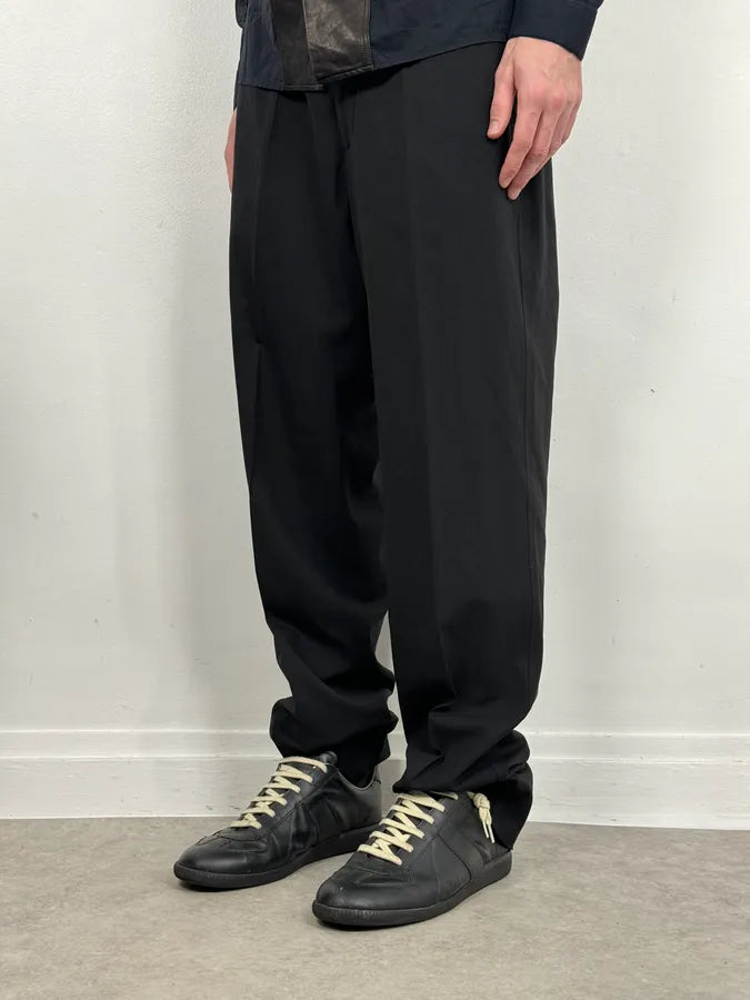 2000s Prada Black Minimalist Tailored Pants WWoIEBv 2