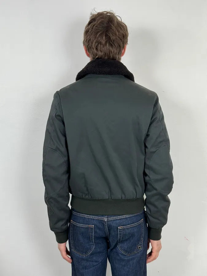 2000s Prada Black Nylon Bomber Jacket aITcQub 2