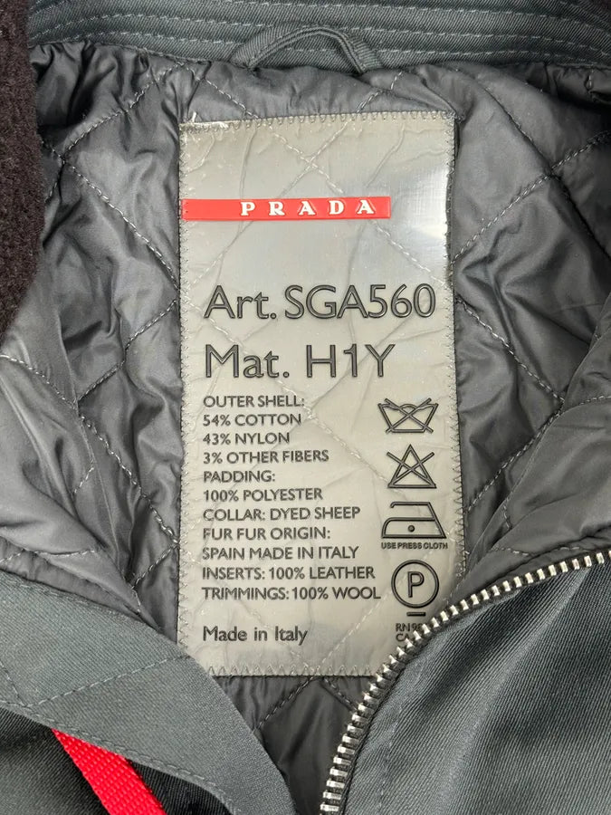 2000s Prada Black Nylon Bomber Jacket aITcQub 5