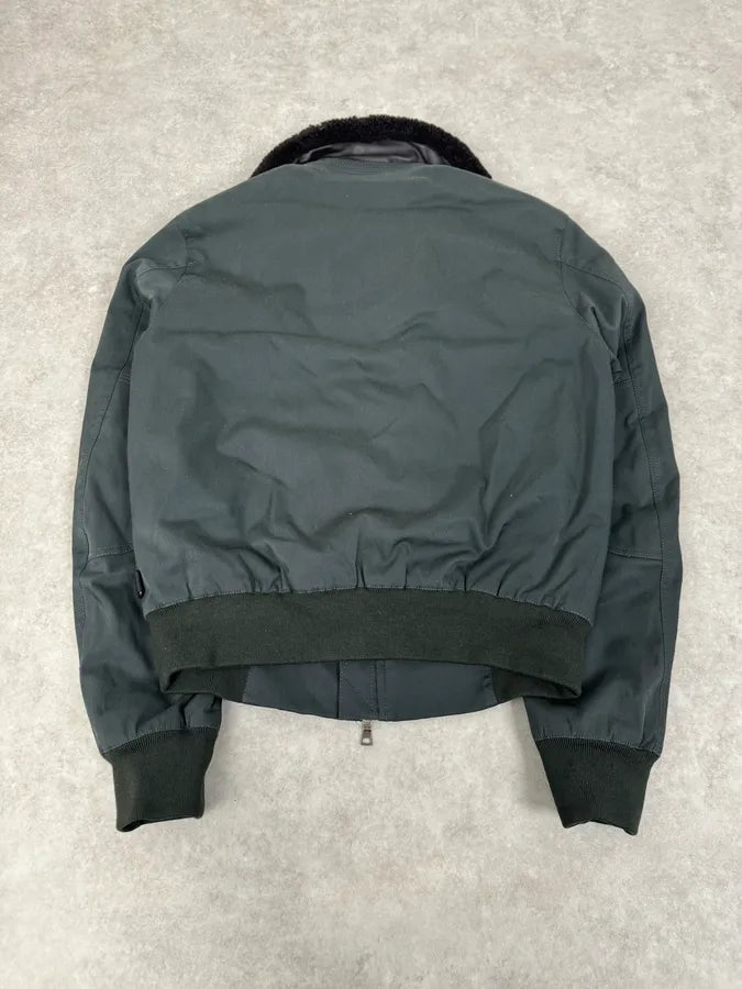2000s Prada Black Nylon Bomber Jacket aITcQub 7