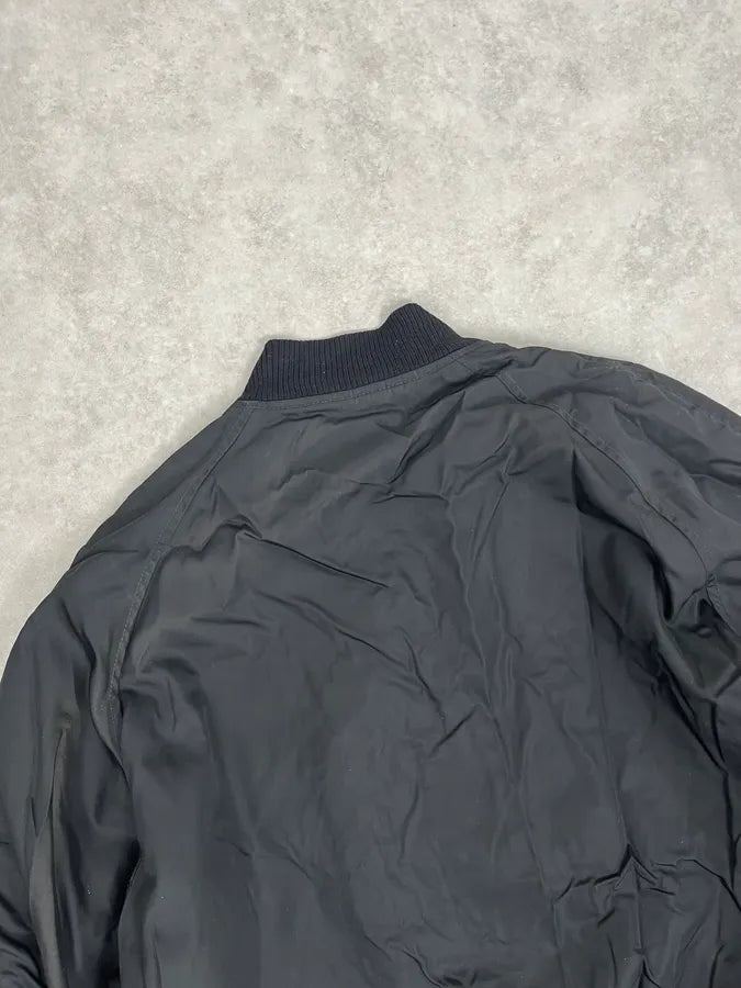2000s Prada Black Nylon Bomber Jacket EZSkBBL 5