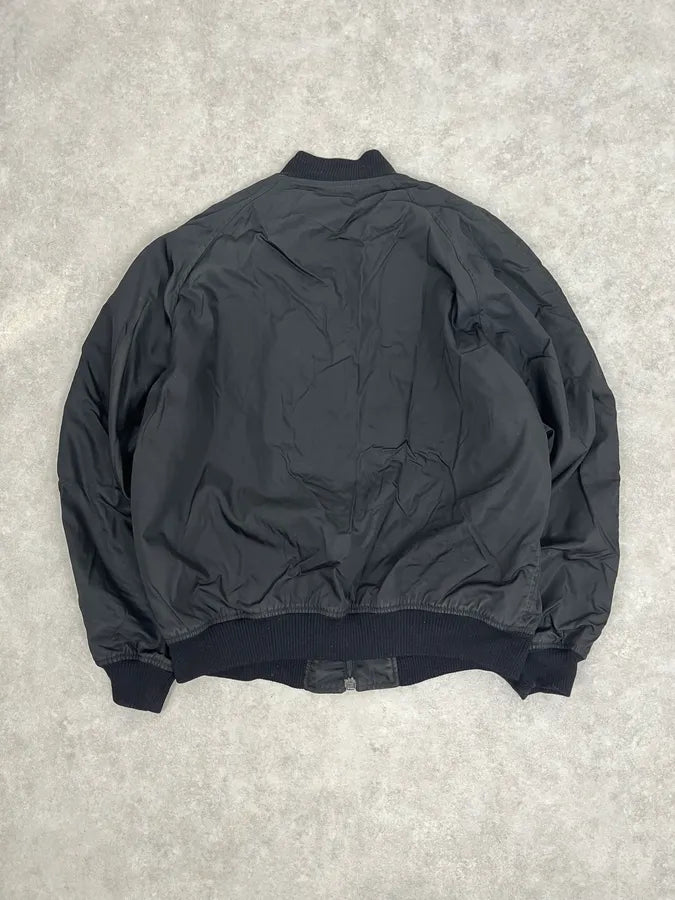 2000s Prada Black Nylon Bomber Jacket EZSkBBL 6
