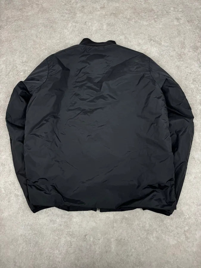2000s Prada Black Nylon Bomber Jacket ECHBHFy 3