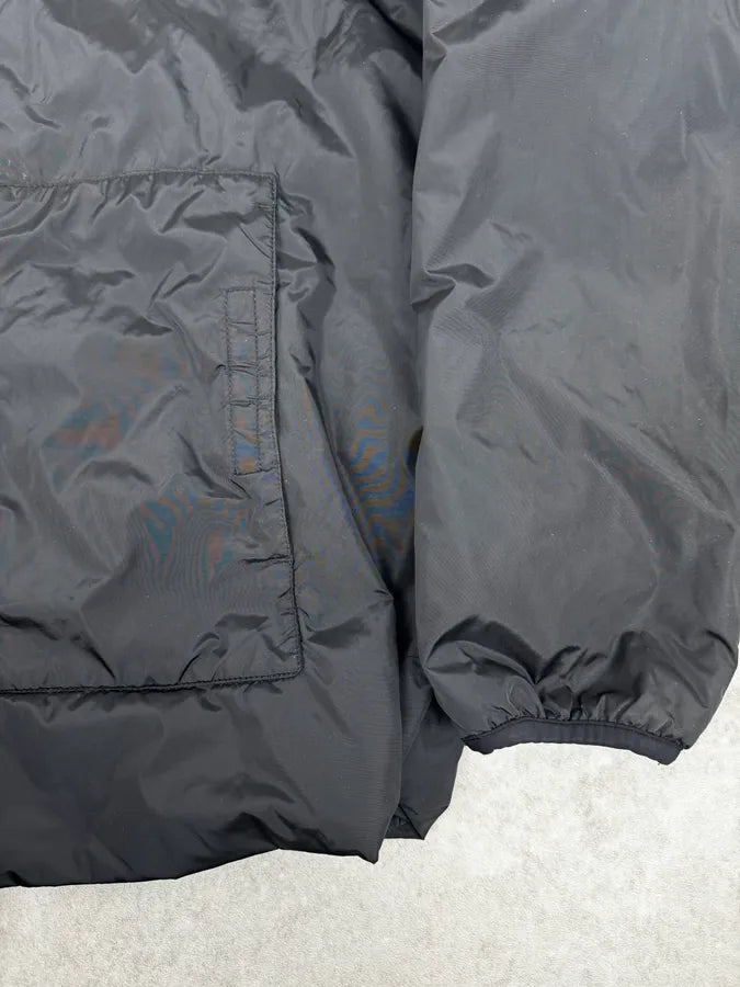 2000s Prada Black Nylon Bomber Jacket ECHBHFy 7