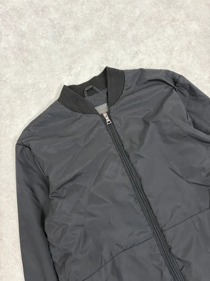 2000s Prada Black Nylon Bomber Jacket SoEazoW 4