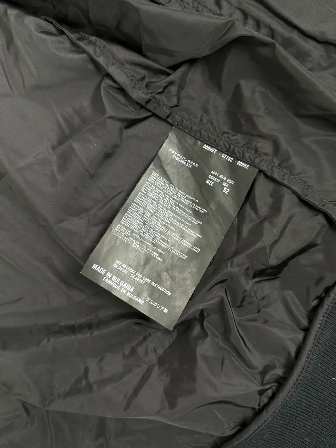 2000s Prada Black Nylon Bomber Jacket UfKlExc 9