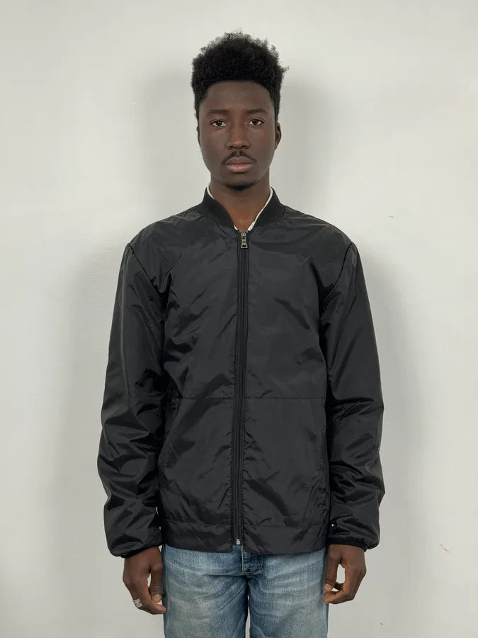 2000s Prada Black Nylon Bomber Jacket SoEazoW 1