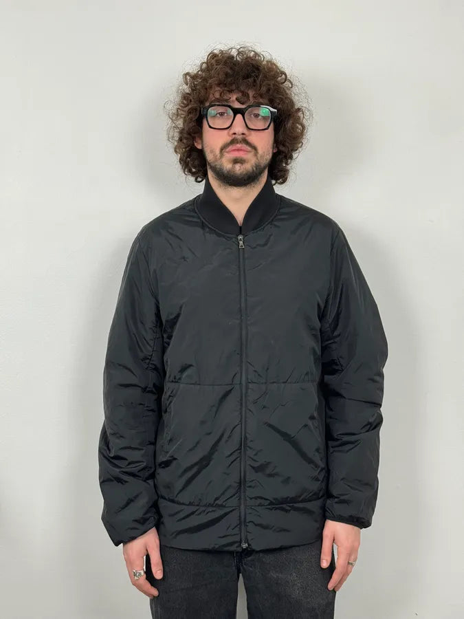 2000s Prada Black Nylon Bomber Jacket ECHBHFy 1