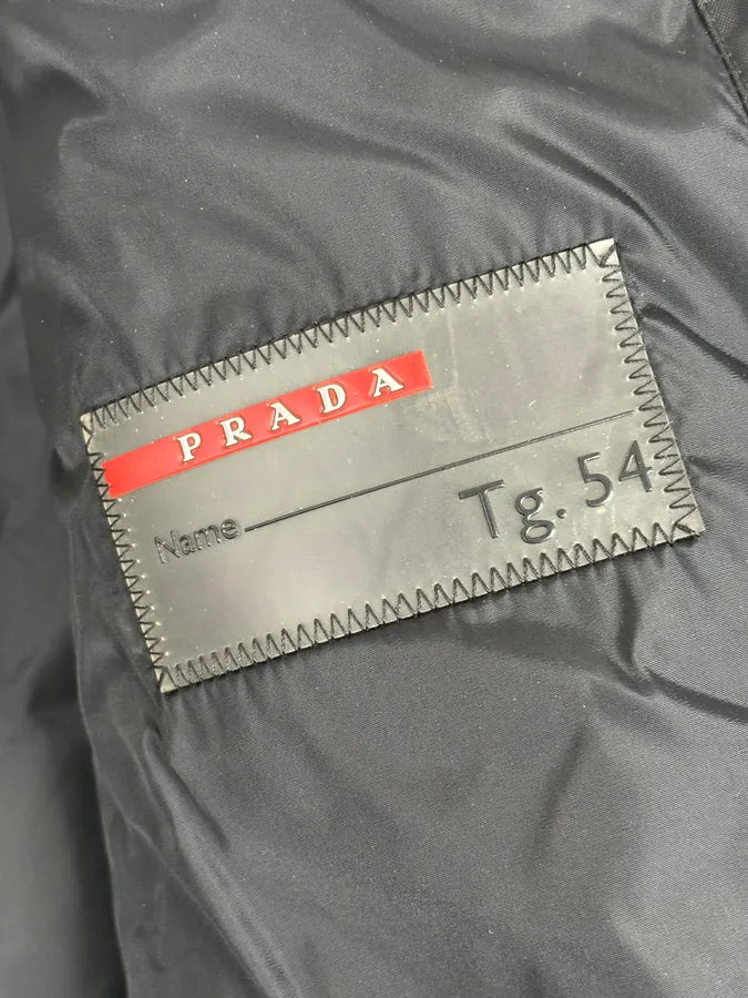 AW2007 Prada Black Nylon Linea Rossa Bomber Jacket PuKiaUH 8