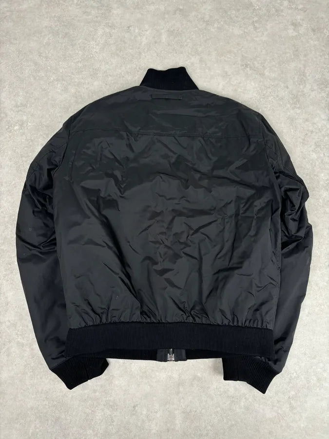 AW2007 Prada Black Nylon Linea Rossa Bomber Jacket PuKiaUH 4
