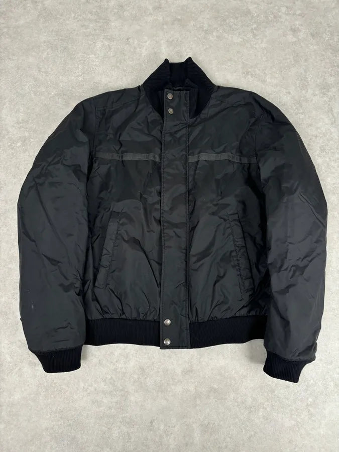 AW2007 Prada Black Nylon Linea Rossa Bomber Jacket PuKiaUH 0