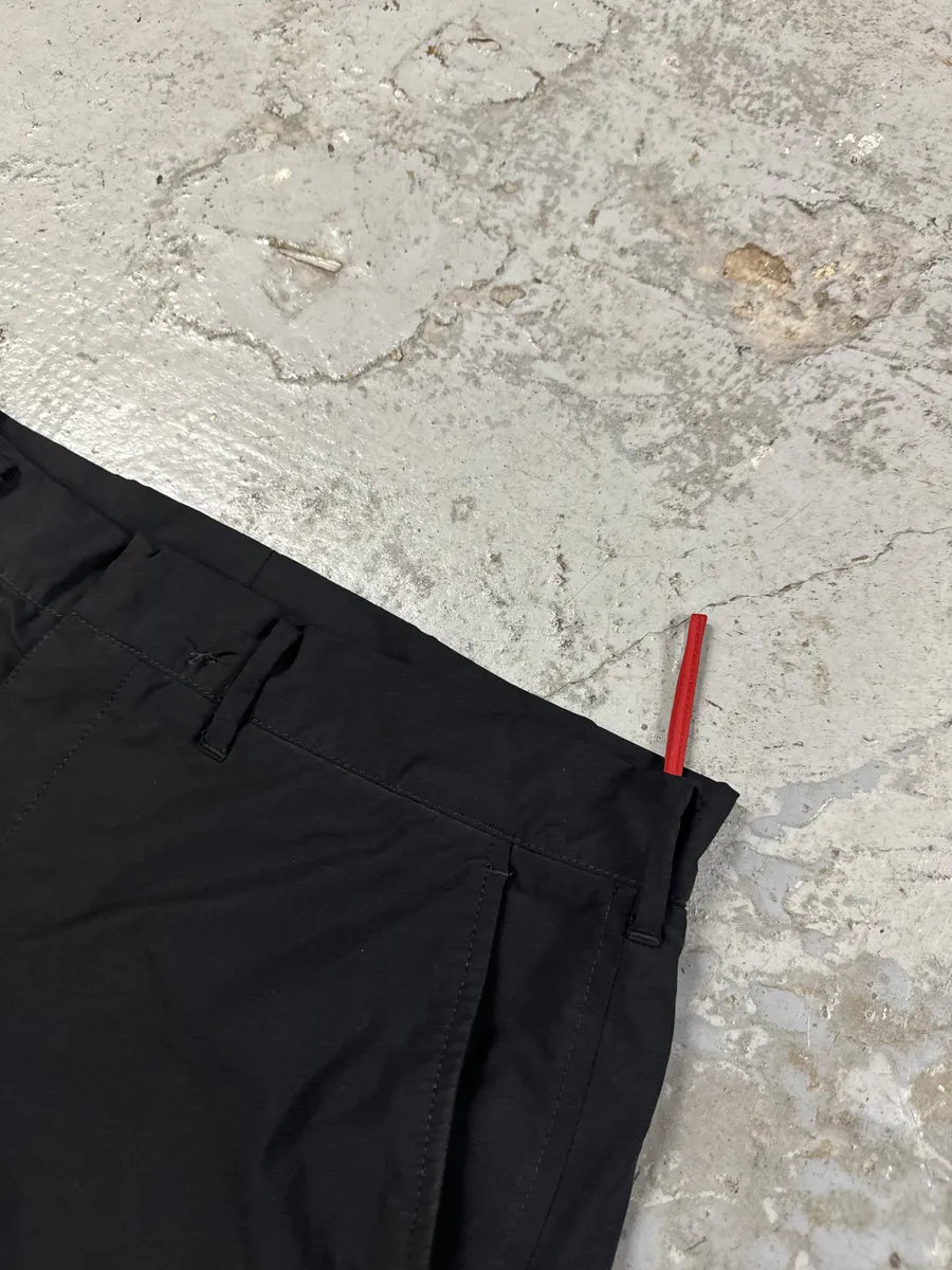 2000s Prada Black Nylon Linea Rossa Sport Pants oSBsvbx 8