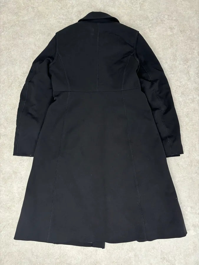 2000s Prada Black Nylon Long Premium Jacket jEsGvGa 4