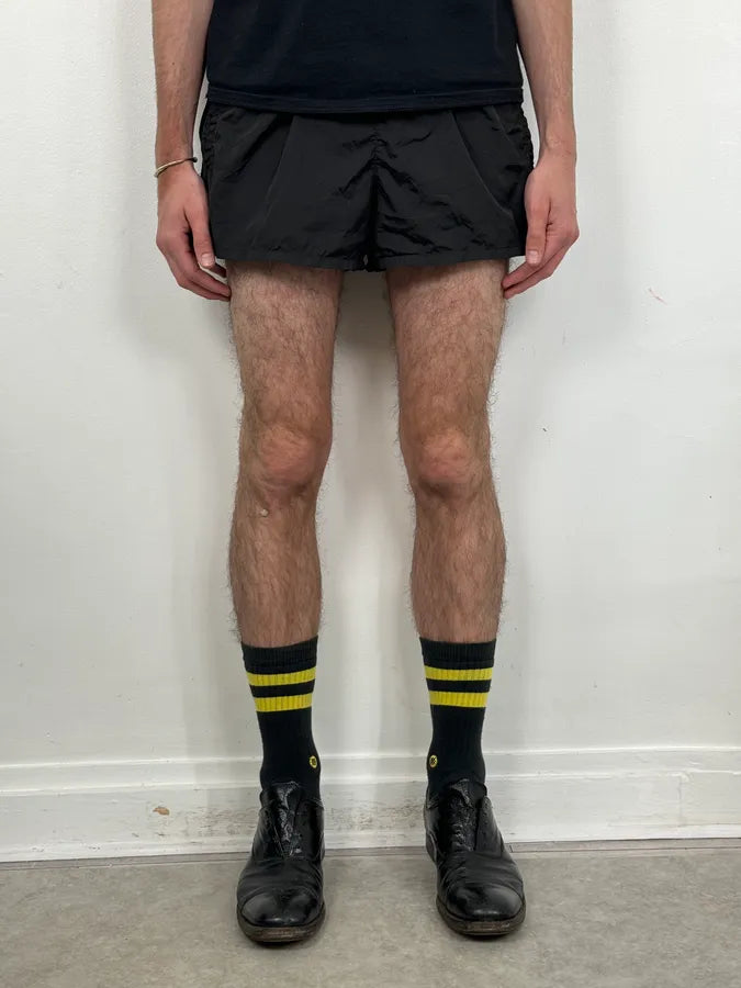 2000s Prada Black Nylon Sport Shorts aDyGywJ 1