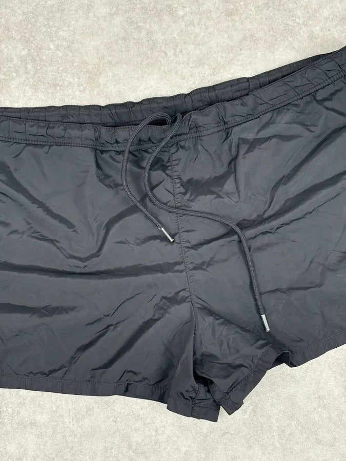 2000s Prada Black Nylon Sport Shorts aDyGywJ 7