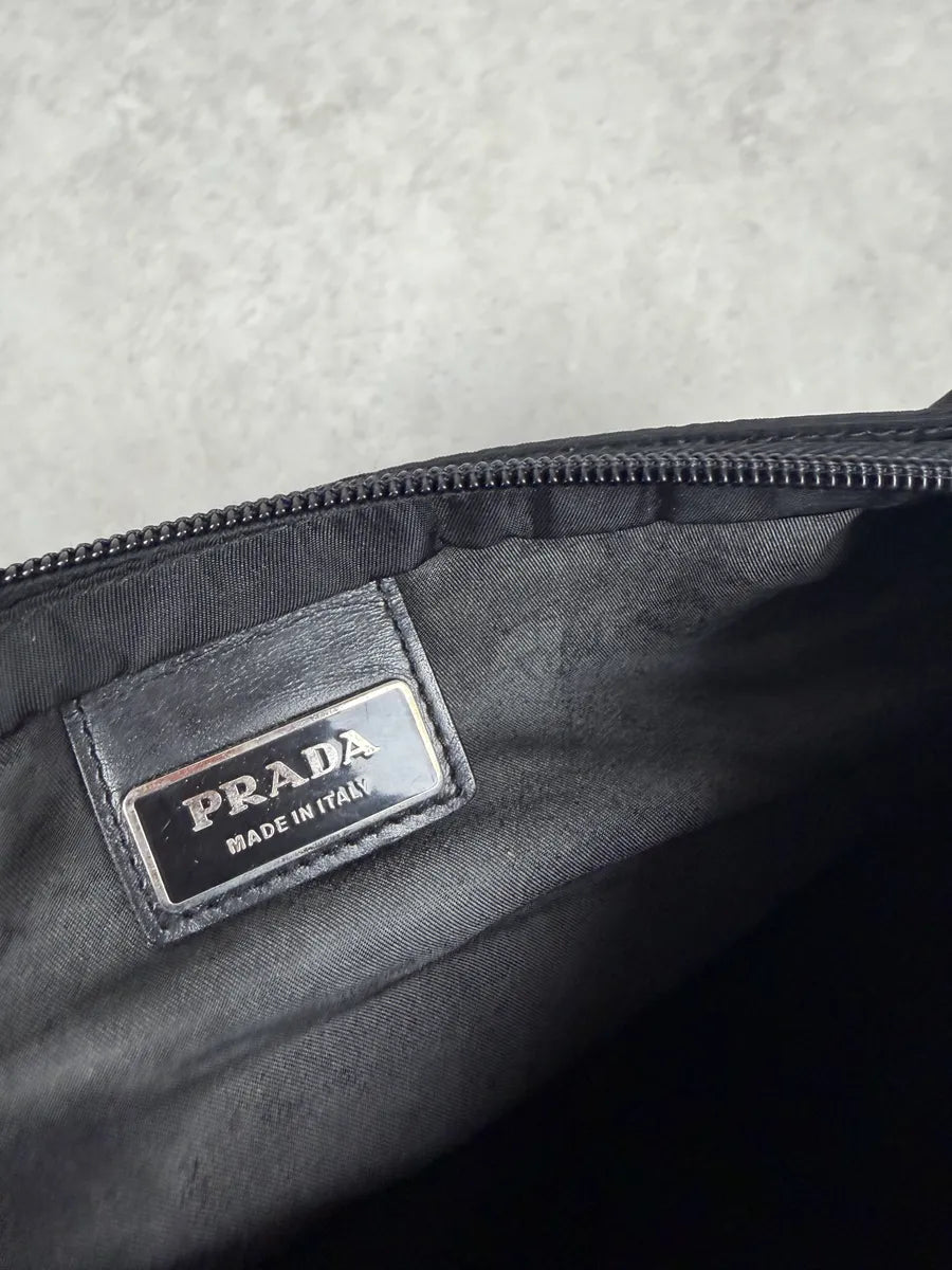 2000s Prada Black Nylon Shoulder Bag prnUSWY 5
