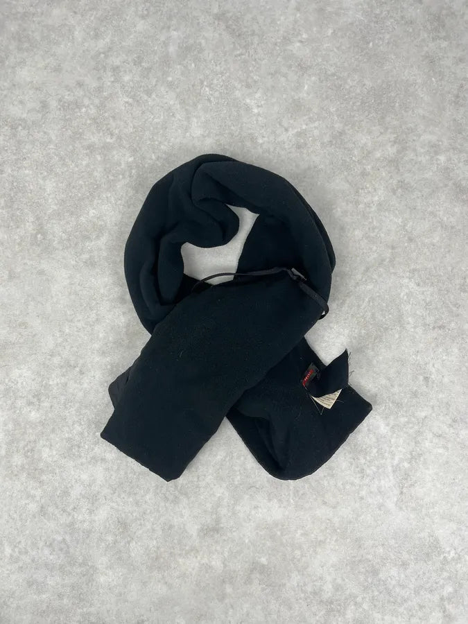2000s Prada Black Nylon Warm Scarf gVkRxyB 2