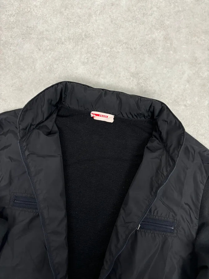 AW2010 Prada Black Nylon Windbreaker Jacket  mLzCXrA 7