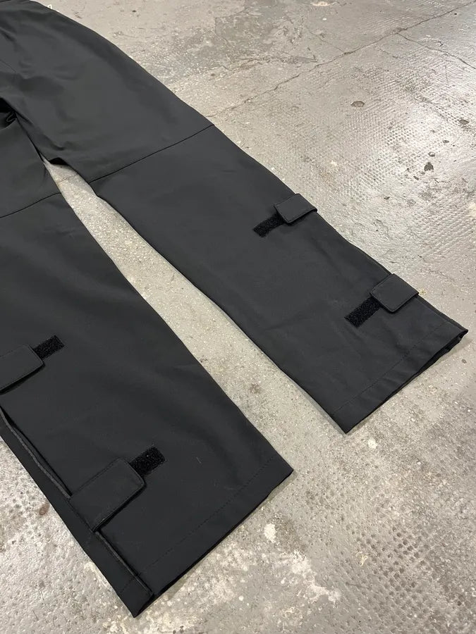 2000s Prada Black Padded Linea Rossa Sport Pants (S) qleiWrm 7