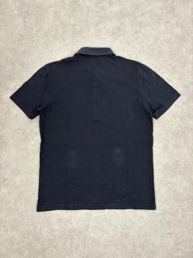 2000s Prada Navy Polo Shirt JyZrfxe 5