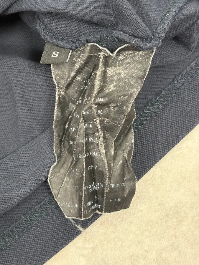 2000s Prada Navy Polo Shirt JyZrfxe 8