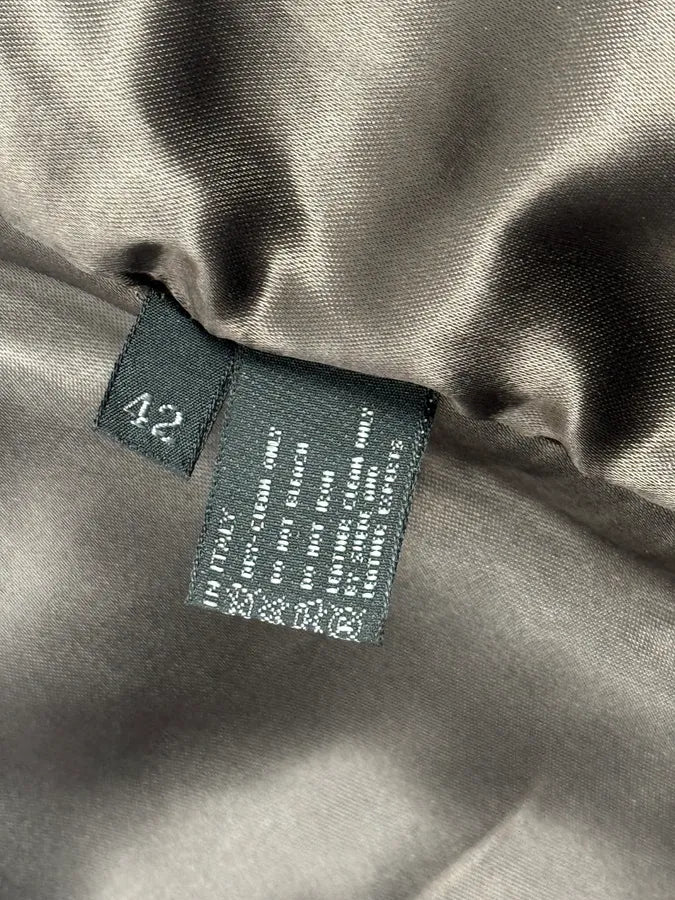 2000s Prada Black Pony Hair Leather Jacket cWvaHrN 9