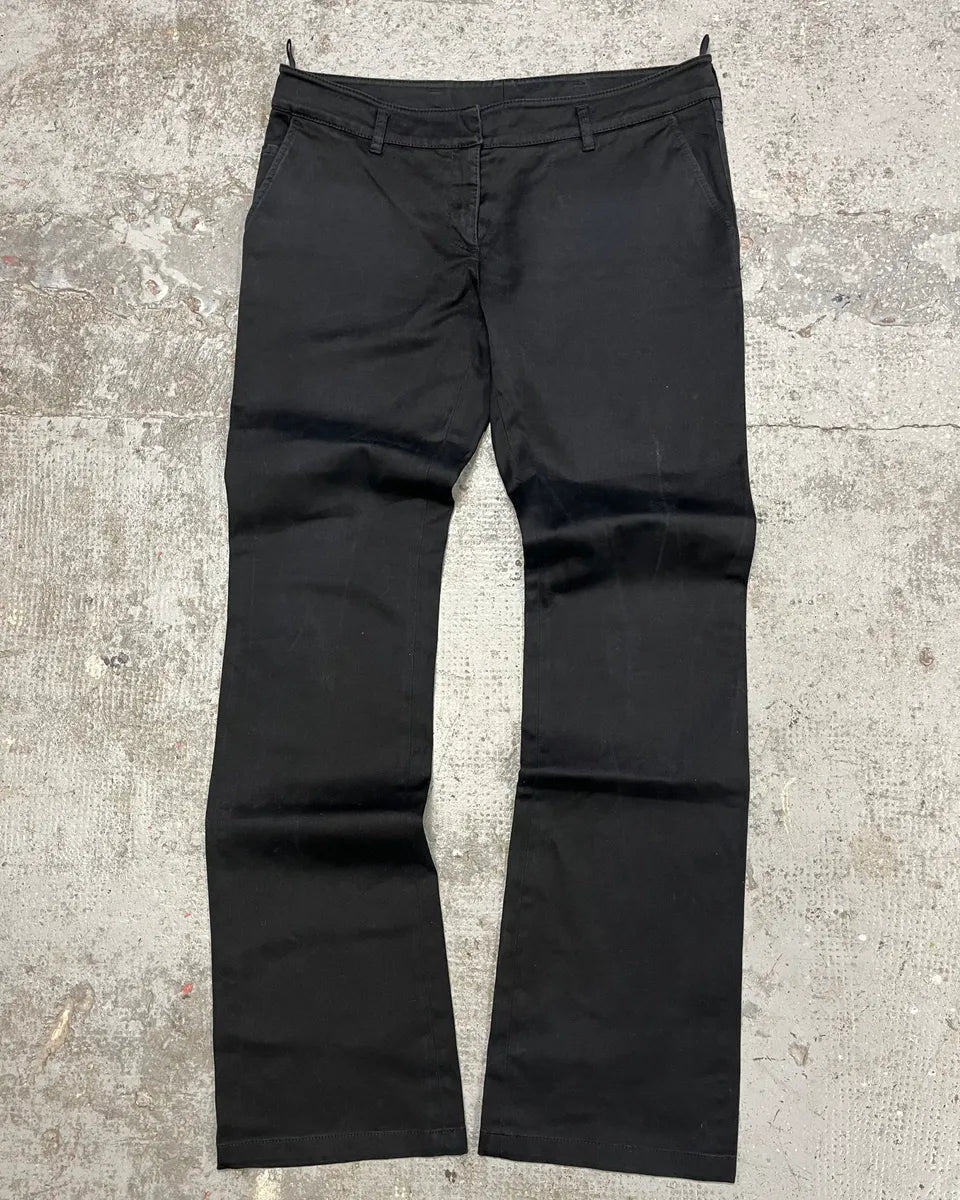 2000s Prada Black Premium Pants (M) QkILihi 0