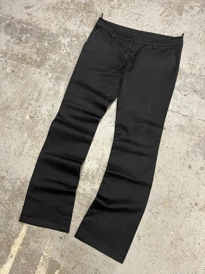 2000s Prada Black Premium Pants (M) QkILihi 4