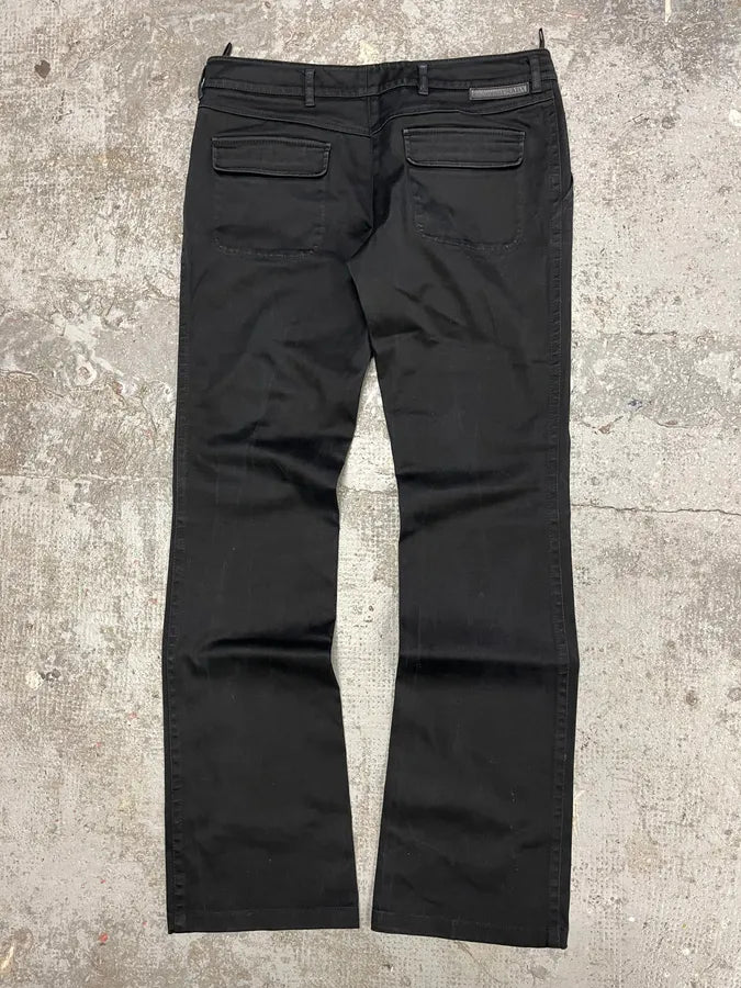 2000s Prada Black Premium Pants (M) QkILihi 6