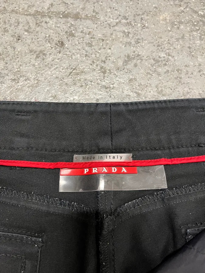 2000s Prada Black Premium Pants (M) QkILihi 8