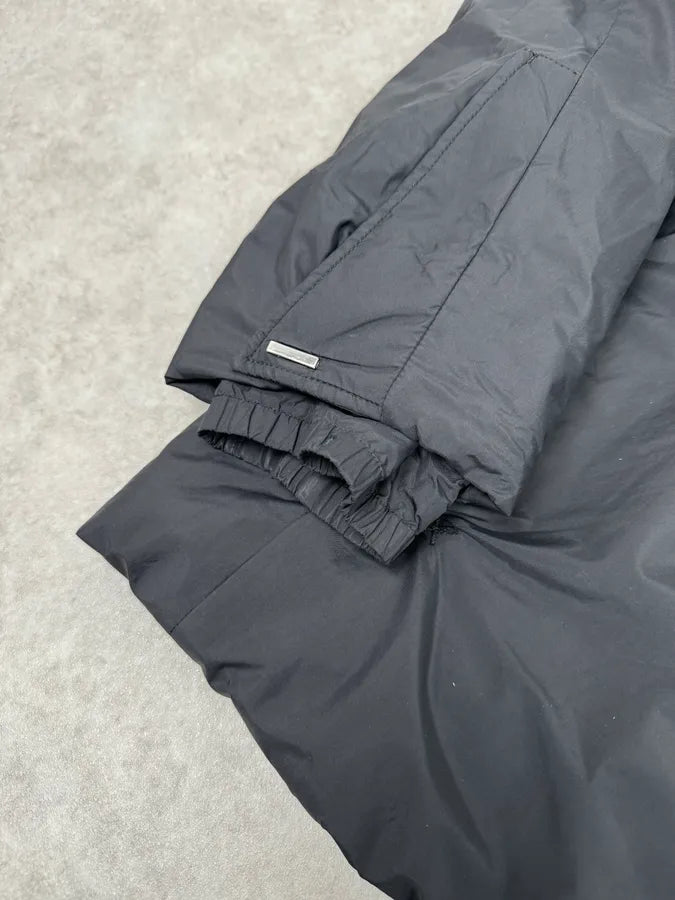 2000s Prada Black Puffer Asymmetrical Jacket vAUbmGI 6