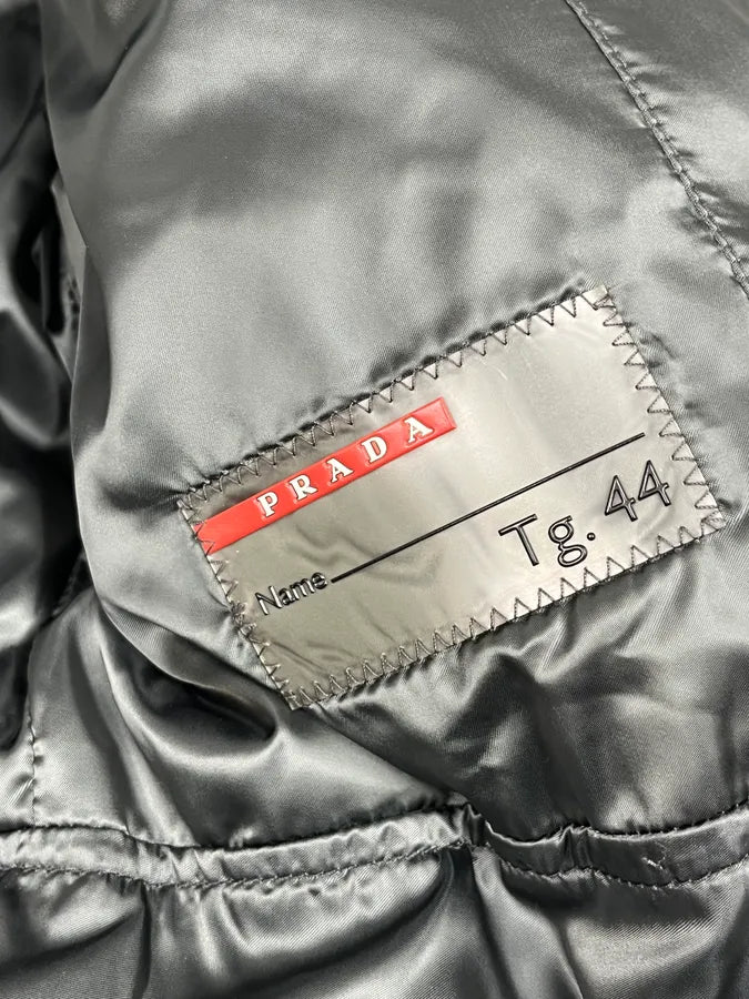 2000s Prada Dark Olive Puffer Jacket rltpgBx 7