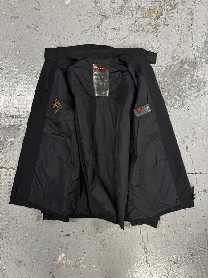 2000s Prada Black Puffer Jacket reyebUO 6
