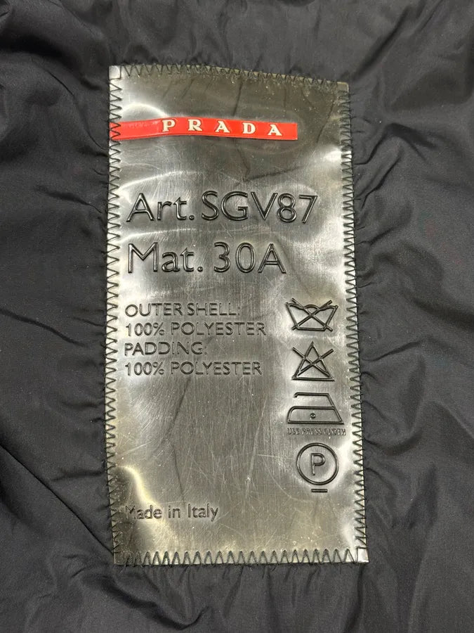 2000s Prada Black Puffer Jacket reyebUO 9