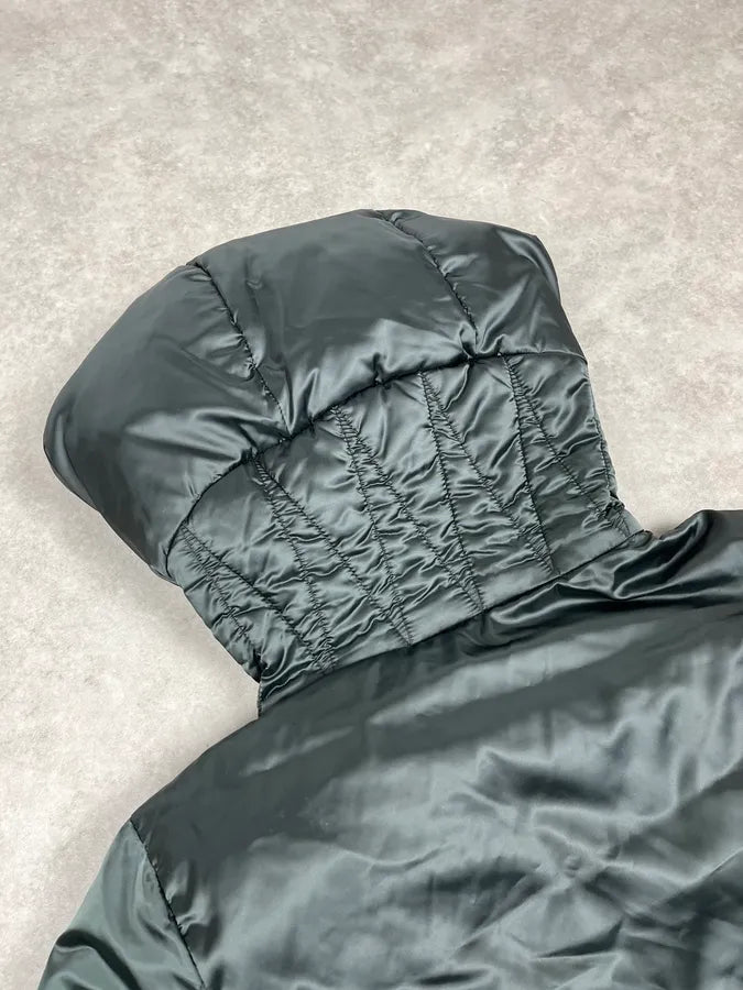 2000s Prada Dark Olive Puffer Jacket rltpgBx 6