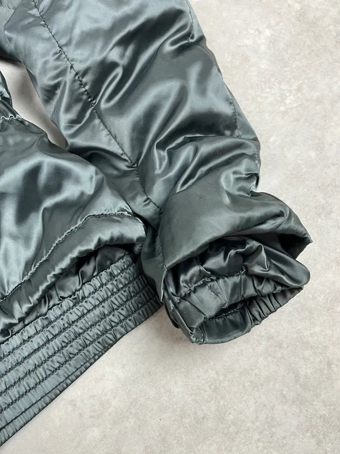 2000s Prada Dark Olive Puffer Jacket rltpgBx 9