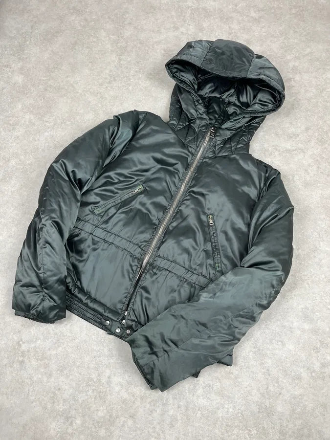 2000s Prada Dark Olive Puffer Jacket rltpgBx 3