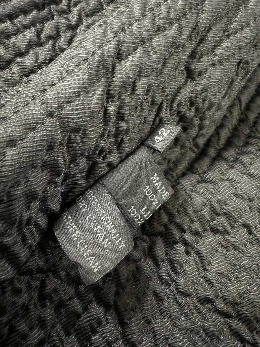 2000s Prada Black Pure Leather Blazer Jacket (S/M) 7