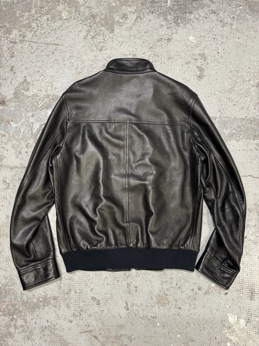 2000s Prada Black Pure Premium Lamb Leather Jacket – Dolce Vita Hub