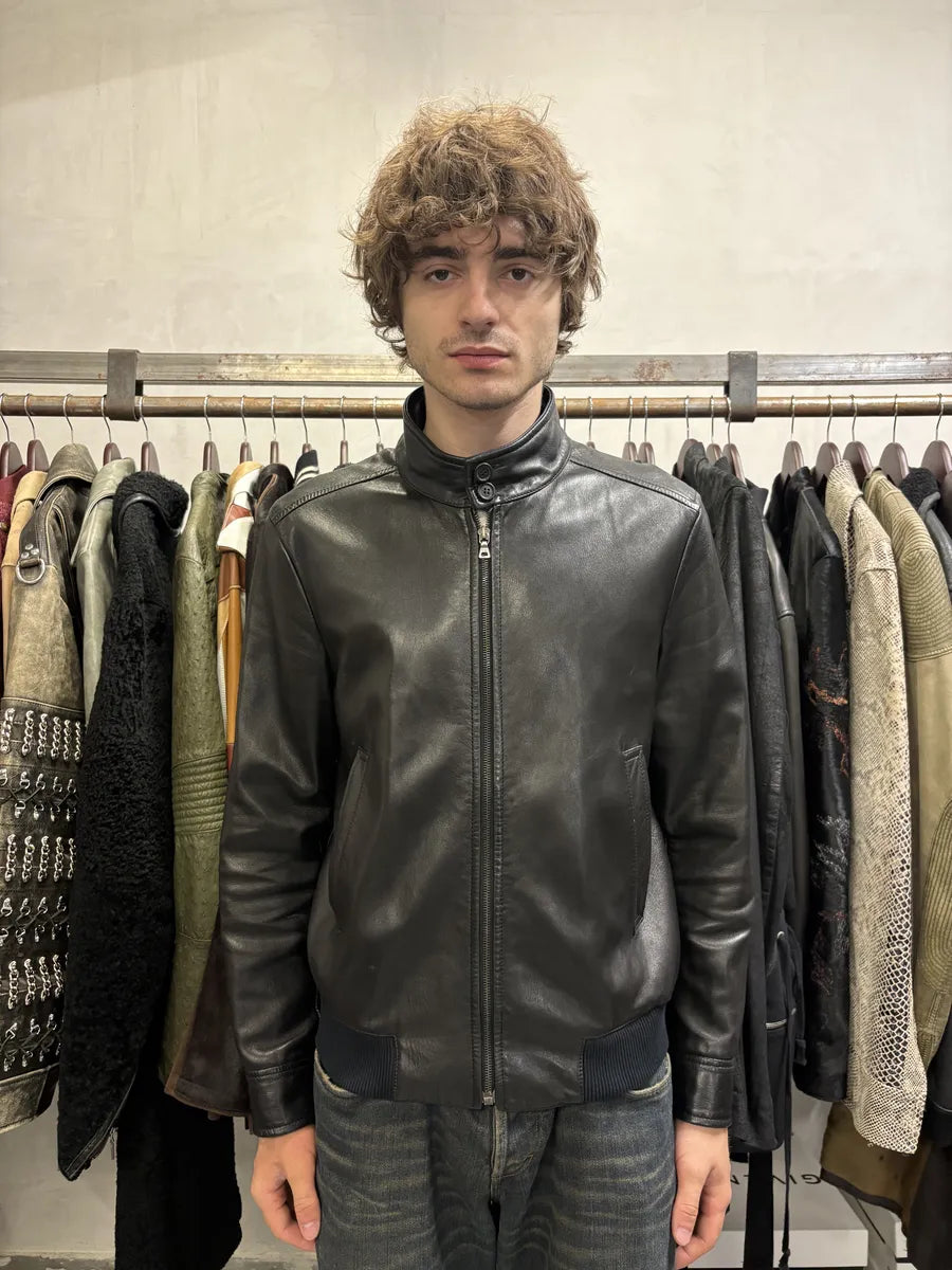 2000s Prada Black Pure Premium Lamb Leather Jacket – Dolce Vita Hub