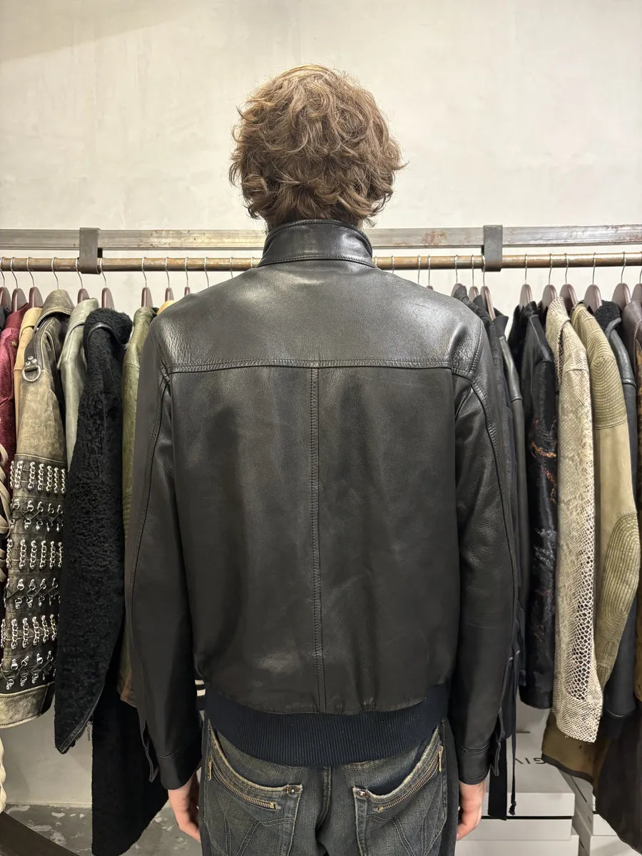 2000s Prada Black Pure Premium Lamb Leather Jacket – Dolce Vita Hub