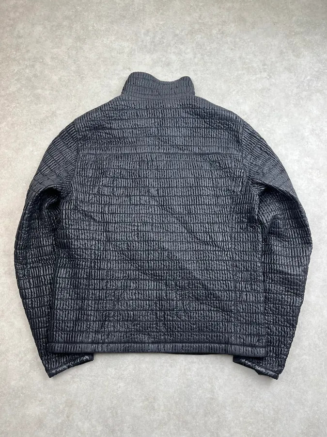 AW2009 Prada Black Light Linea Rossa Quilted Jacket liPzqgY 5
