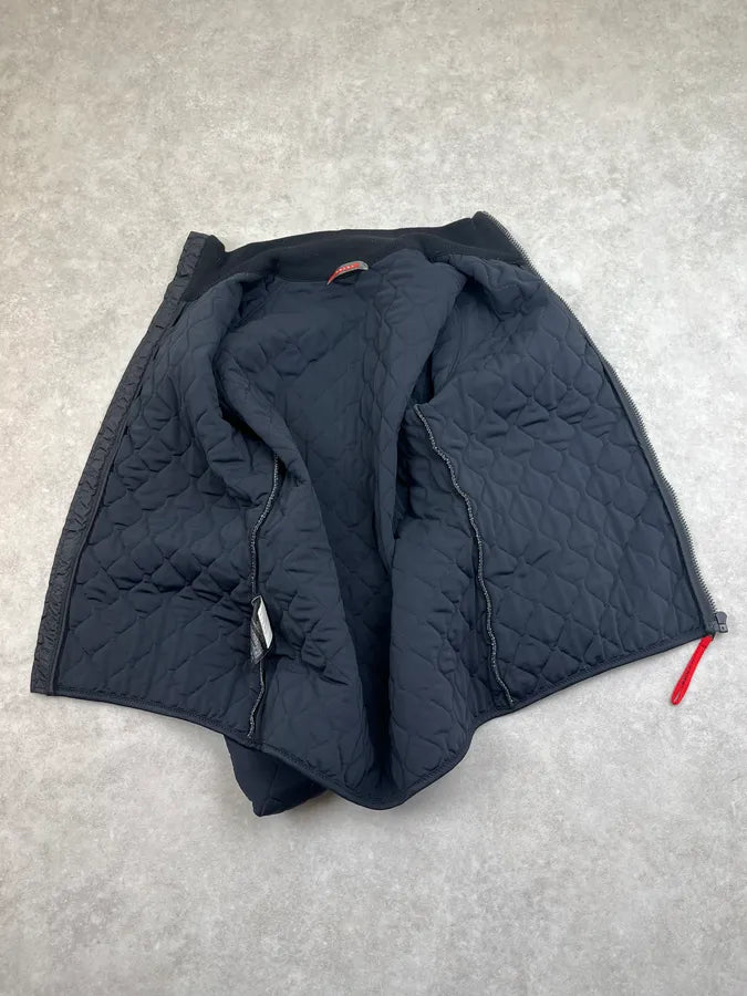 2000s Prada Black Quilted Jacket IxpYbIp 7