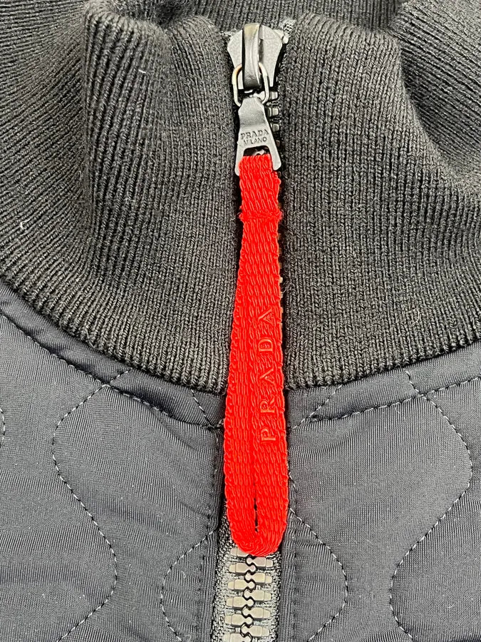 2000s Prada Black Quilted Jacket IxpYbIp 8