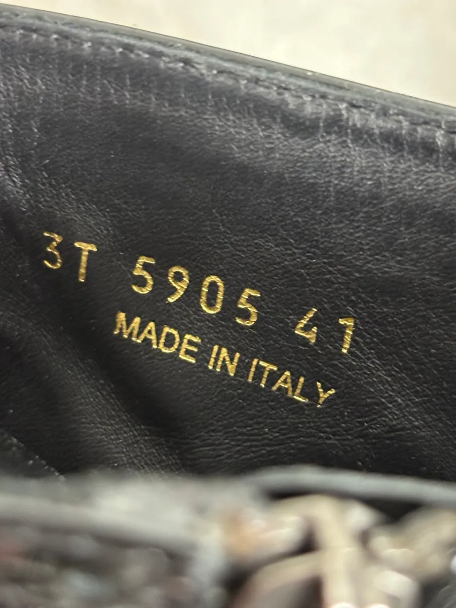 2000s Prada Black Satin Leather Classy Boots pJiRCcv 7