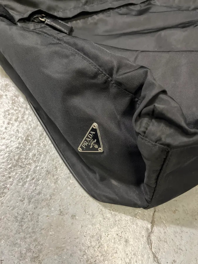 2000s Prada Black Shoulder Bag (OS) bhqgMxx 5