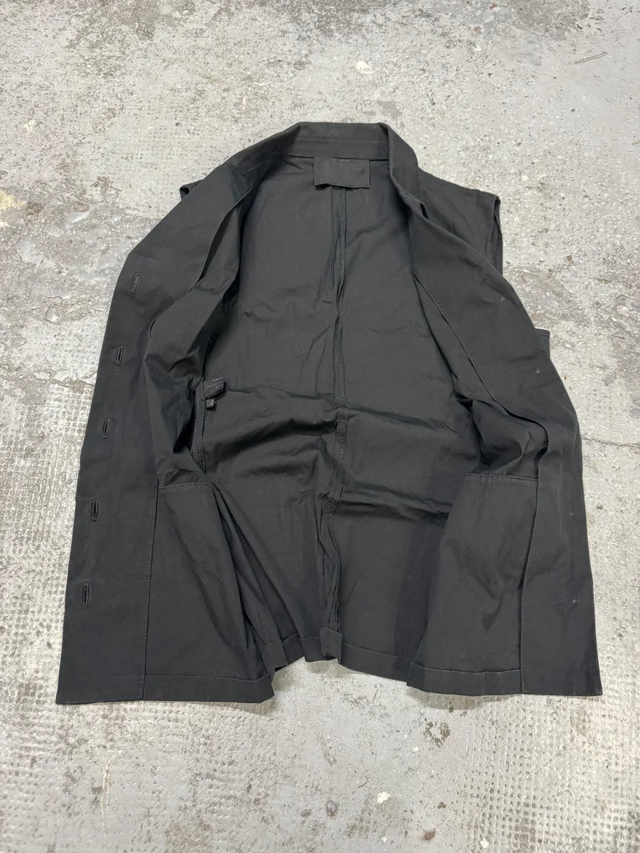 2000s Prada Black Sleeveless Minimalist Shirt cwxIHpk 5